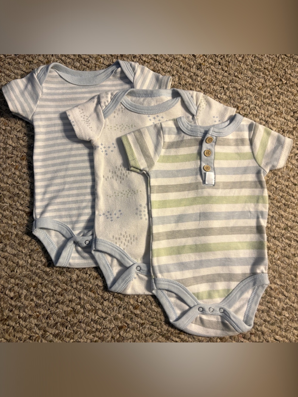 Tahari Baby Set of 3 Onesies (never worn)